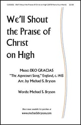 We'll Shout the Praise of Christ on High SATB choral sheet music cover